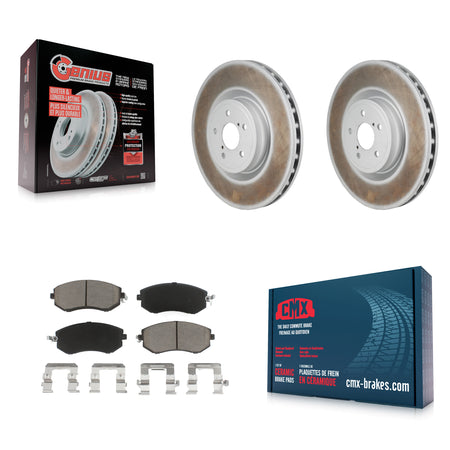 Front Coat Disc Brake Rotor Ceramic Pad Kit For 2019 Toyota 86 Base GT With Brembo Brakes KGC-102793