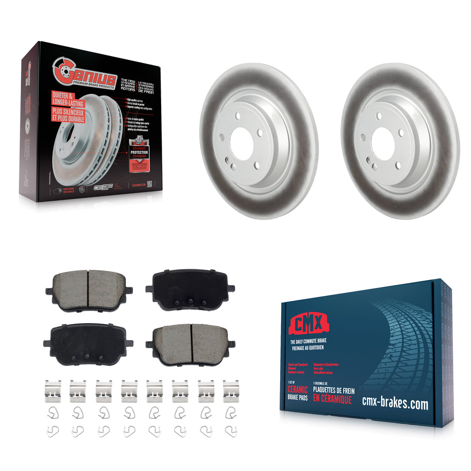 Rear Coated Disc Brake Rotors Ceramic Pad Kit For Mercedes-Benz GLB250 GLA250 EQB 350 300 KGC-102819
