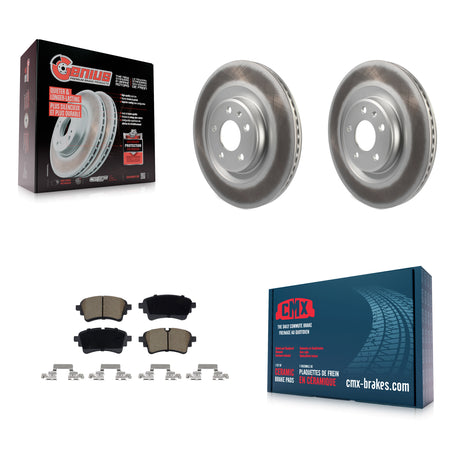 Rear Coat Brake Rotors Ceramic Pad Kit For Audi Q5 Sportback A5 A4 Quattro S5 SQ5 allroad KGC-102835