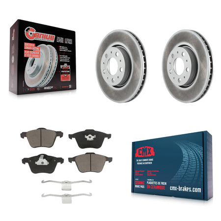 Front Coat Brake Rotor Ceramic Pad Kit For Volvo S60 2.5T With 286mm Diameter KGC-103657