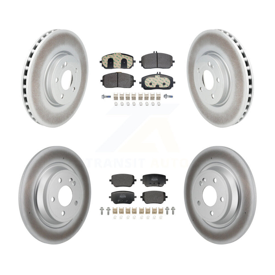 Front Rear Coated Brake Rotors Semi-Metallic Pad Kit For Mercedes-Benz GLB250 EQB 350 300 KGF-103169