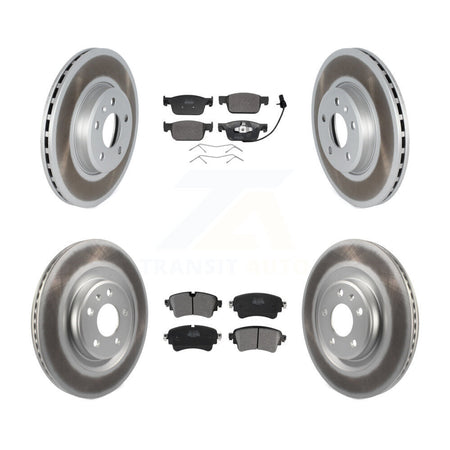 Front Rear Coat Brake Rotor Semi-Metallic Pad Kit For 2018-2019 Audi A5 Sportback Quattro KGF-104051