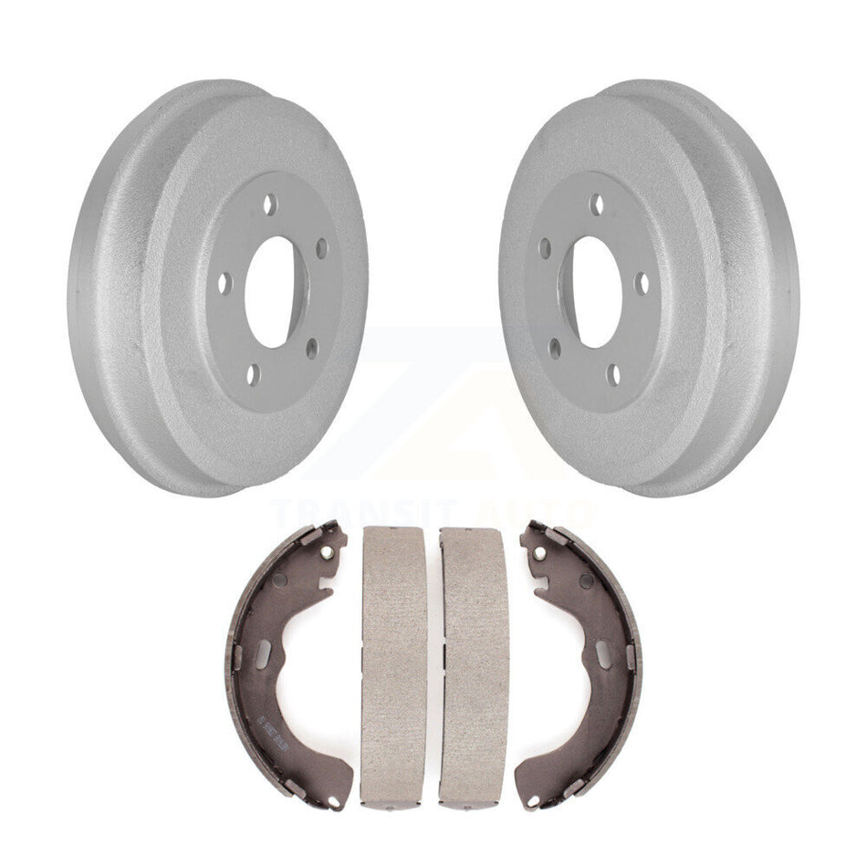 Rear Coated Brake Drum Shoes Kit For Ford Escape Mazda Tribute Mercury Mariner KGN-100027