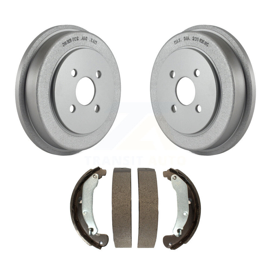 Rear Coated Brake Drum Shoes Kit For Chevrolet Cobalt Saturn Ion Pontiac G5 Pursuit KGN-100036