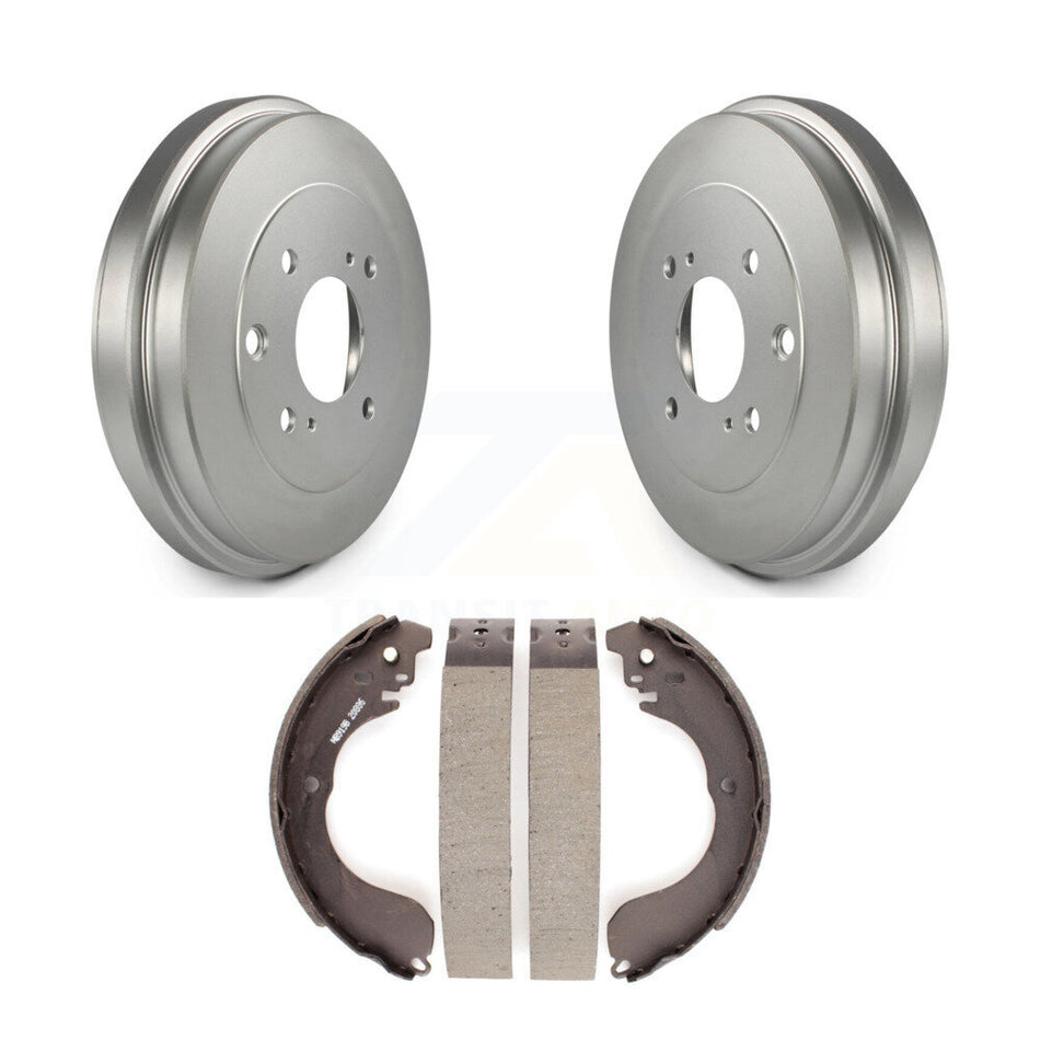 Rear Coated Brake Drum Shoes Kit For Nissan Sentra Versa Cube KGN-100049