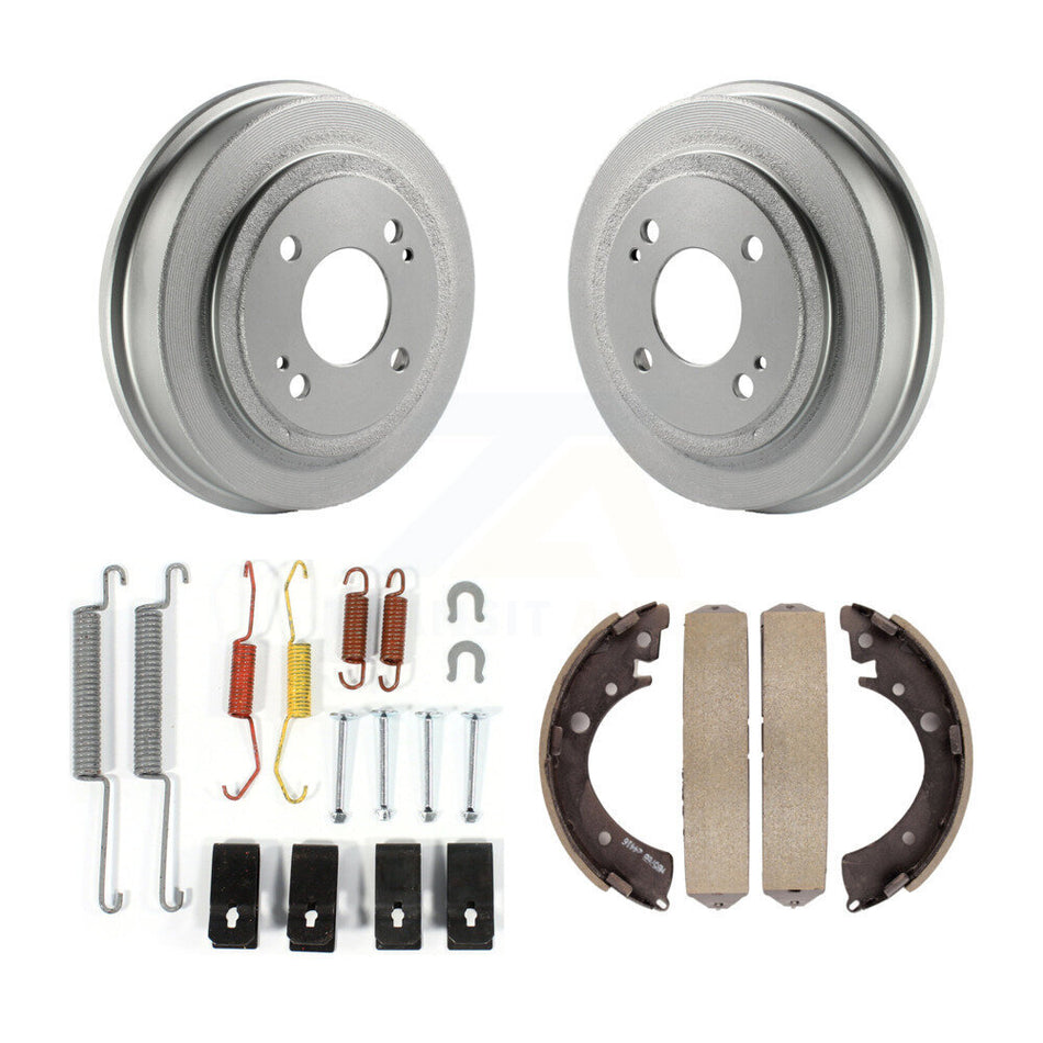 Rear Coated Brake Drum Shoes Spring Kit For Honda Civic Fit KGN-100056