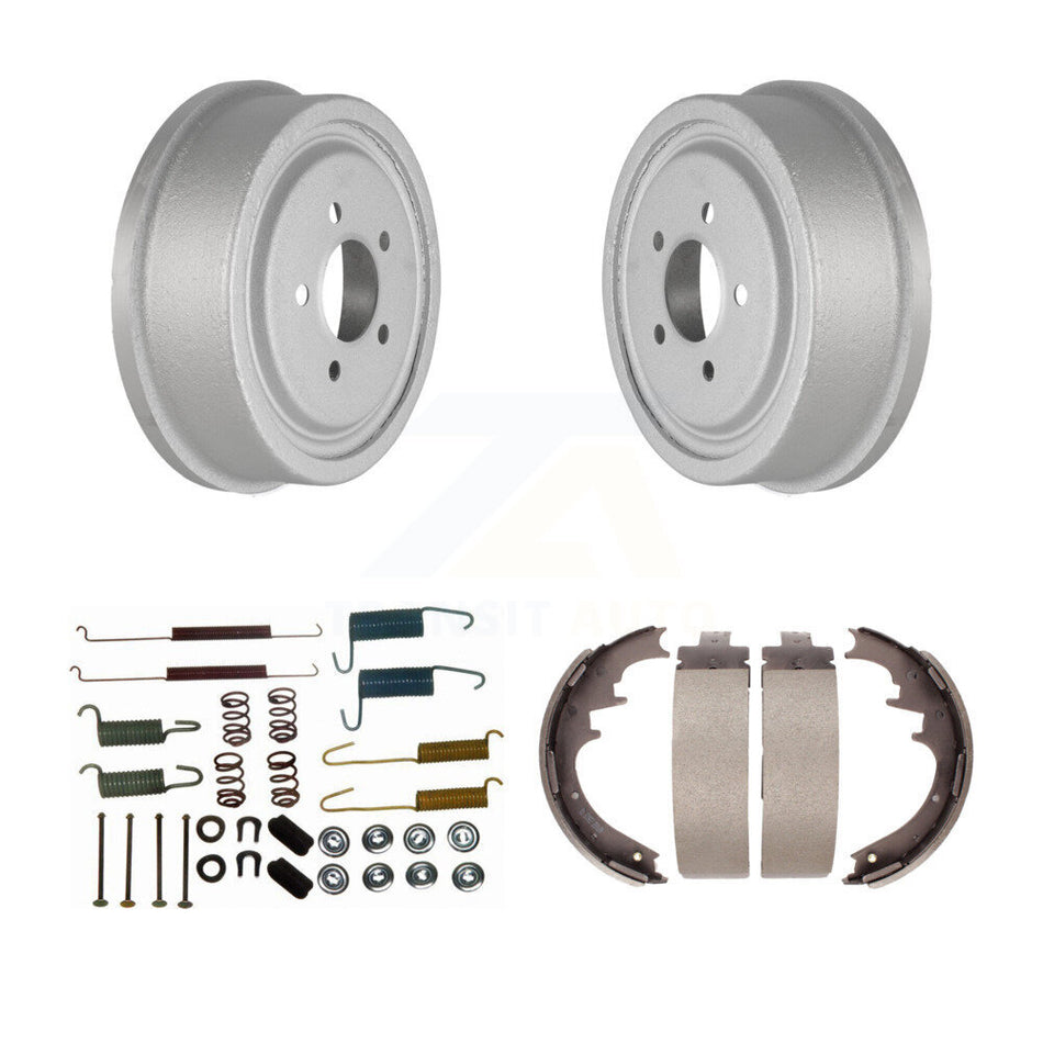 Rear Coated Brake Drum Shoes Spring Kit For Ford Ranger Mazda B3000 B2500 B4000 B2300 With 10" Diameter KGN-100058