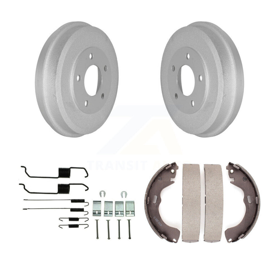 Rear Coated Brake Drum Shoes Spring Kit For Ford Escape Mazda Tribute Mercury Mariner KGN-100063