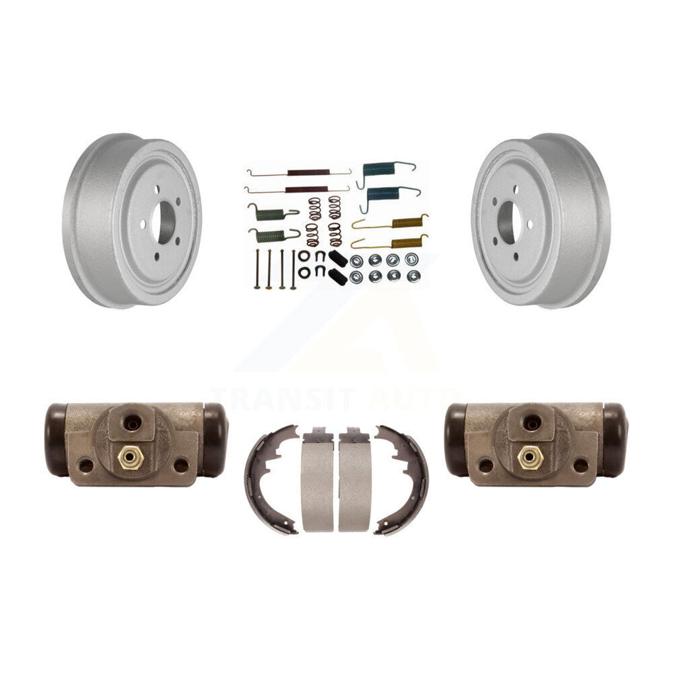 Rear Coated Brake Drum Shoes Spring And Cylinders Kit For Ford Ranger Mazda B3000 B2500 B4000 B2300 With 10" Diameter KGN-100091