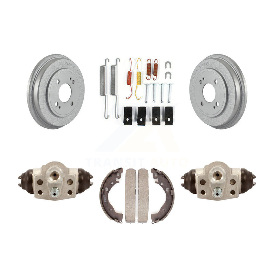 Rear Coated Brake Drum Shoes Spring And Cylinders Kit For Honda Fit KGN-100104