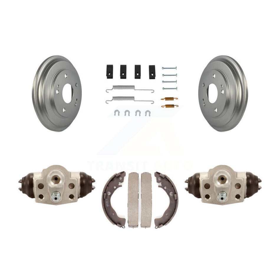 Rear Coated Brake Drum Shoes Spring And Cylinders Kit For Honda Civic KGN-100113