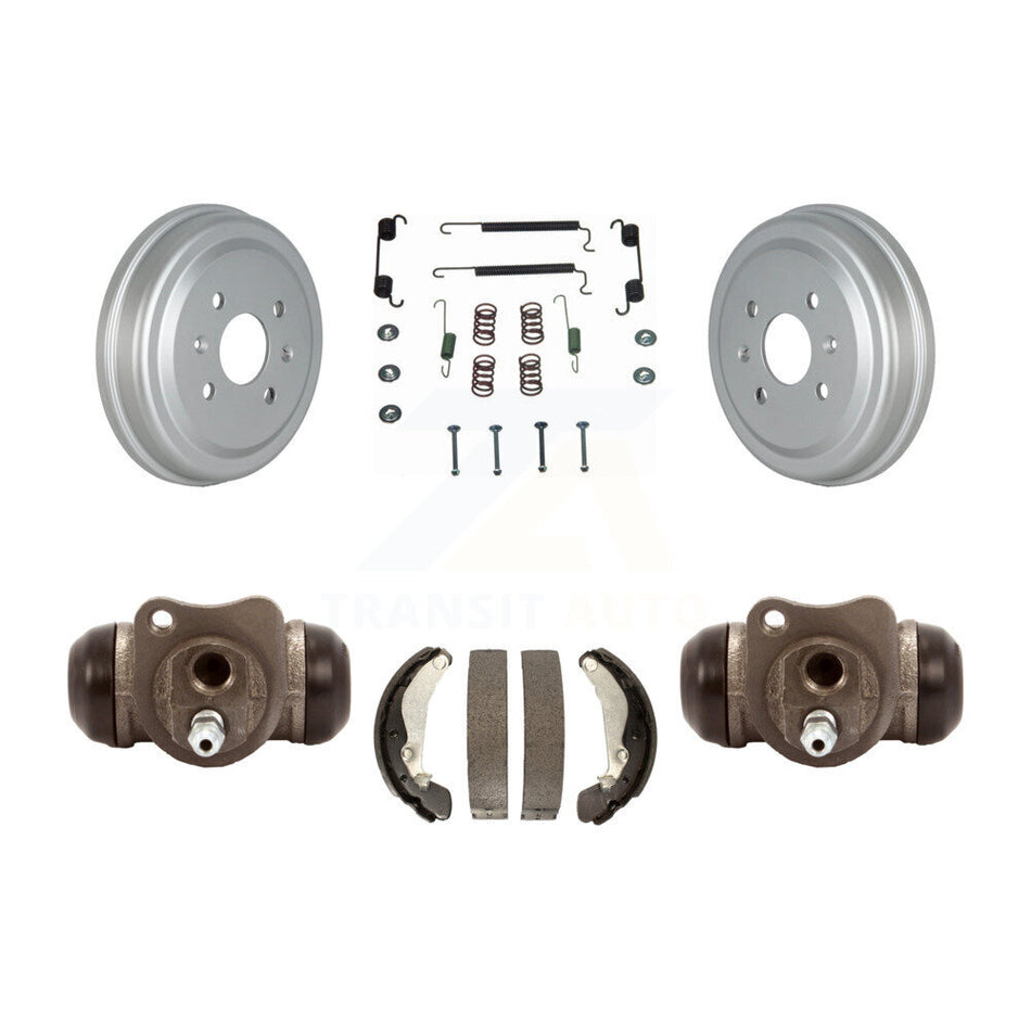 Rear Coated Brake Drum Shoes Spring And Cylinders Kit For Chevrolet Aveo Spark Aveo5 Pontiac G3 Suzuki Wave Wave5 Swift+ KGN-100180