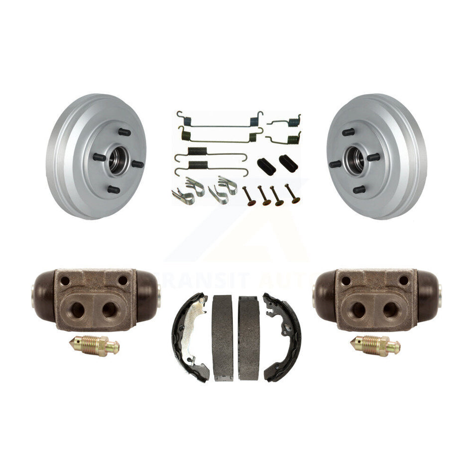 Rear Coated Brake Drum Shoes Spring And Cylinders Kit For Ford Focus KGN-100182