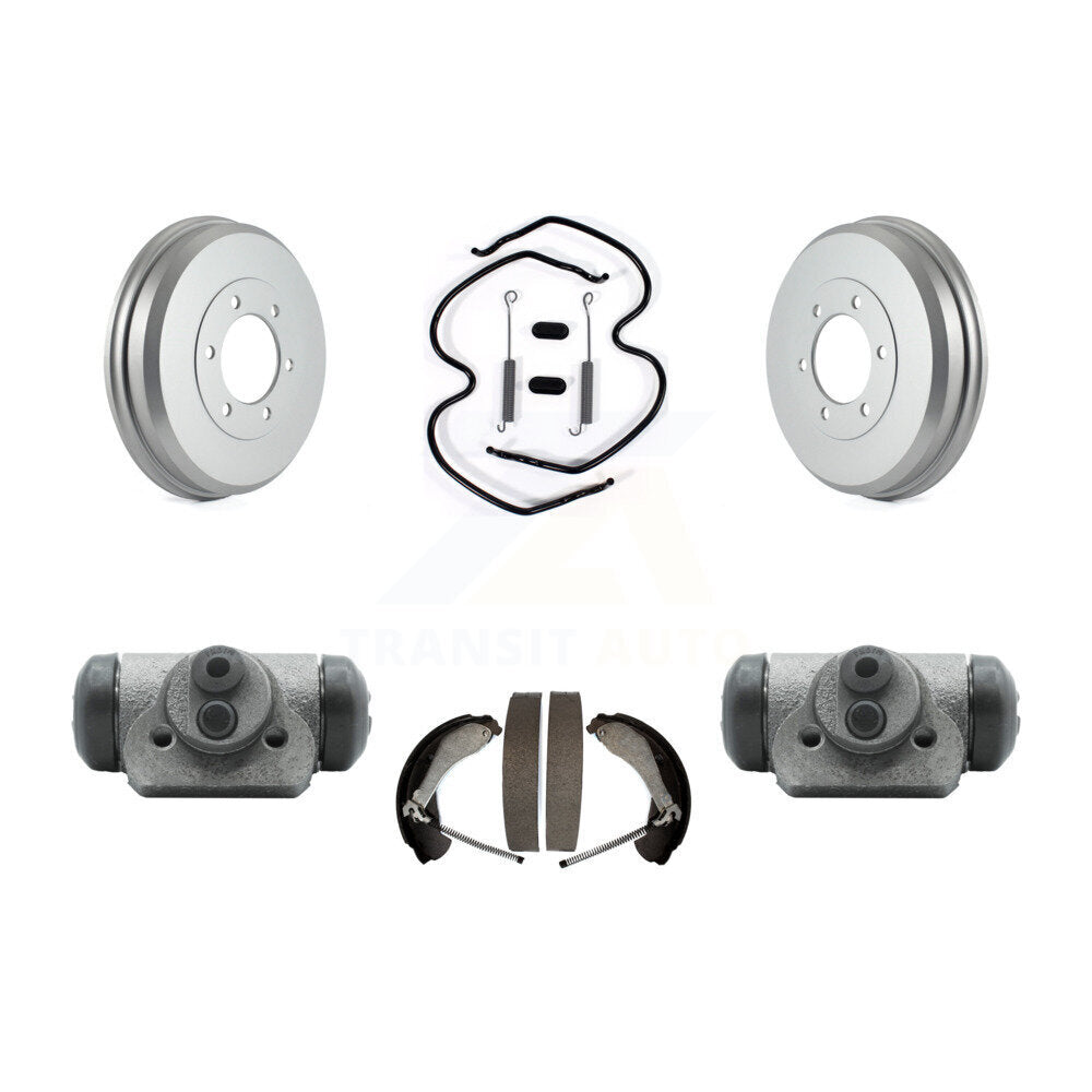 Rear Coated Brake Drum Shoe Spring & Cylinder Kit For Chevrolet Colorado GMC Canyon Isuzu KGN-100184