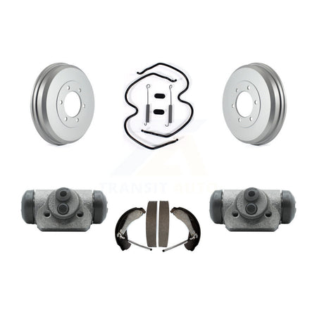 Rear Coated Brake Drum Shoe Spring & Cylinder Kit For Chevrolet Colorado GMC Canyon Isuzu KGN-100184