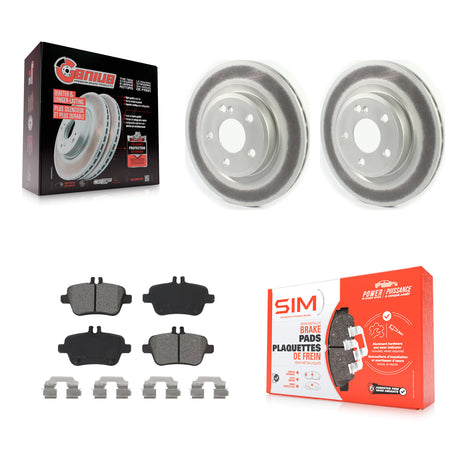 Rear Coat Brake Rotor Semi-Metallic Pad Kit For Mercedes-Benz GLA250 CLA250 INFINITI QX30 KGS-102031