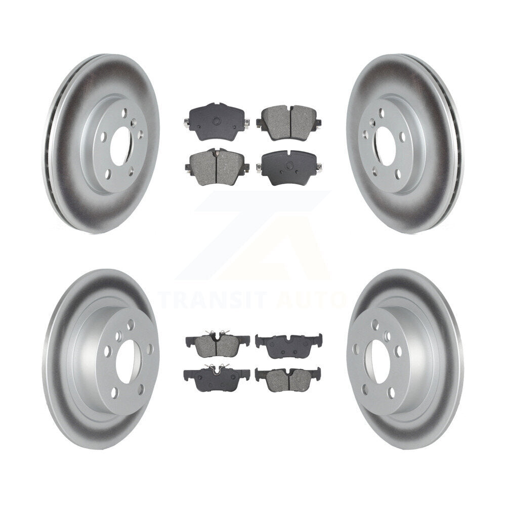 Front Rear Coat Disc Brake Rotor Semi-Metallic Pad Kit For Mini Cooper Countryman Clubman KGS-102518