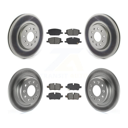 Front Rear Coat Brake Rotors Semi-Metallic Pad Kit For 2021 Chevrolet Equinox GMC Terrain KGS-102804