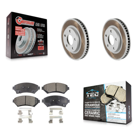 Front Coat Brake Rotors Ceramic Pad Kit For Buick Pontiac Montana Century LeSabre Venture KGT-100005