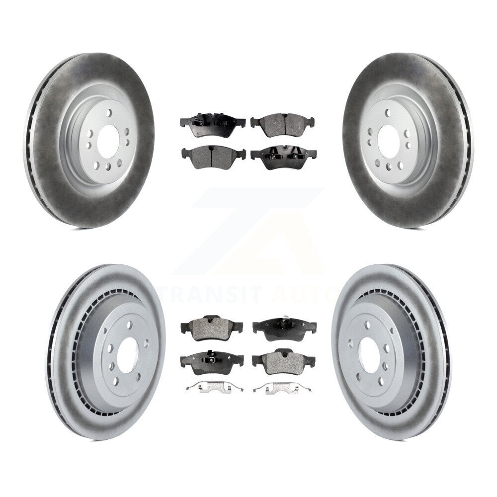 Front Rear Coat Brake Rotor Ceramic Pad Kit For Mercedes-Benz ML350 GL350 GL320 GL450 G55 KGT-100998