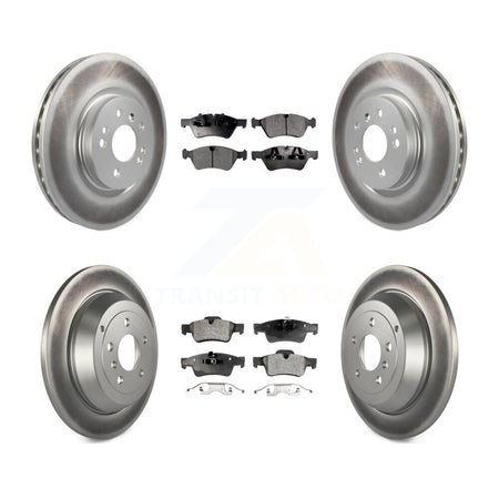 Front Rear Coat Brake Rotor Ceramic Pad Kit For Mercedes-Benz ML350 ML320 ML500 R320 R350 KGT-101001