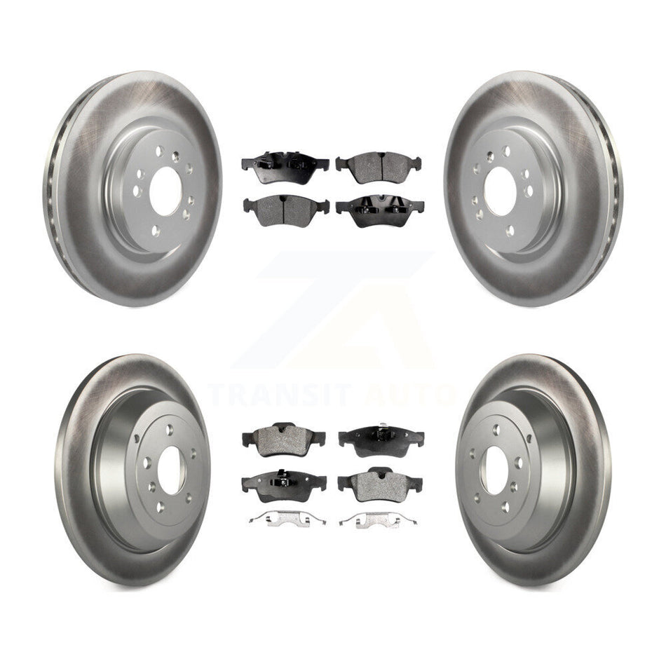 Front Rear Coat Brake Rotor Ceramic Pad Kit For Mercedes-Benz ML350 ML320 ML500 R320 R350 KGT-101001