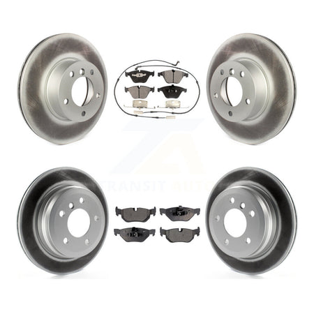 Front Rear Coated Disc Brake Rotors And Ceramic Pads Kit For BMW 328i xDrive X1 328xi KGT-101119