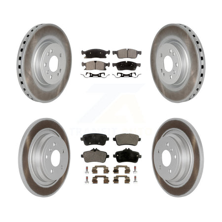 Front Rear Coat Brake Rotors Ceramic Pad Kit For Mercedes-Benz ML350 GLE350 ML250 GLE300d KGT-101207