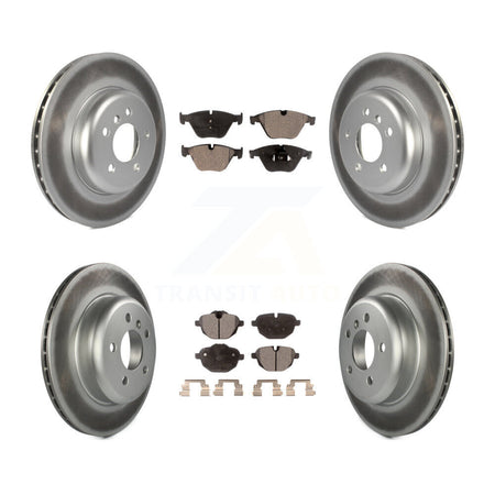 Front Rear Coat Disc Brake Rotors Ceramic Pad Kit For BMW 535i xDrive 535d ActiveHybrid 5 KGT-101276