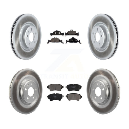 Front Rear Coated Brake Rotor Ceramic Pad Kit For Audi Q5 A5 Sportback A4 allroad Quattro KGT-102178