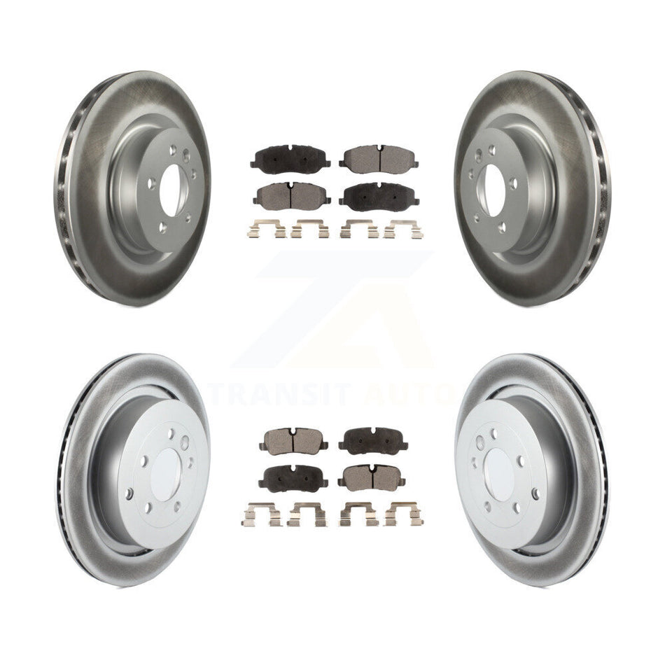 Front Rear Coat Brake Rotor Ceramic Pad Kit For 06-07 Land Rover Range Sport Supercharged KGT-102232