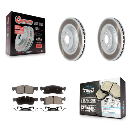 Front Coat Brake Rotors Ceramic Pad Kit For Mercedes-Benz GL350 GLE400 GLS450 ML400 GL450 KGT-102609
