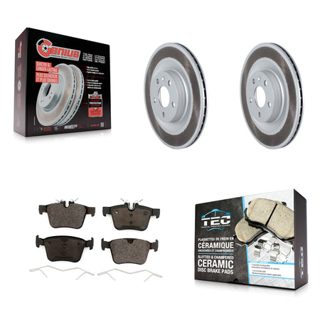 Rear Coated Brake Rotor Ceramic Pad Kit For Volvo XC60 XC90 S60 V90 Cross Country S90 V60 KGT-102700