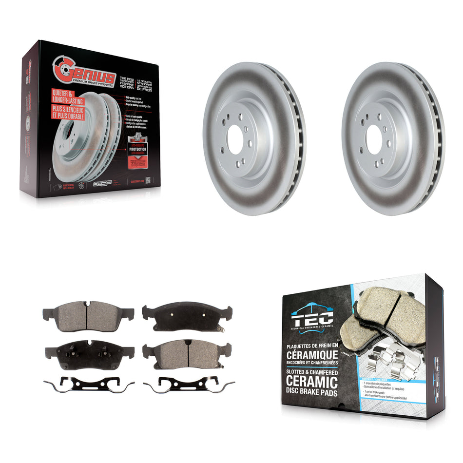 Front Coat Brake Rotors Ceramic Pad Kit For Mercedes-Benz ML350 GLE400 GLE350 ML400 ML250 KGT-102712