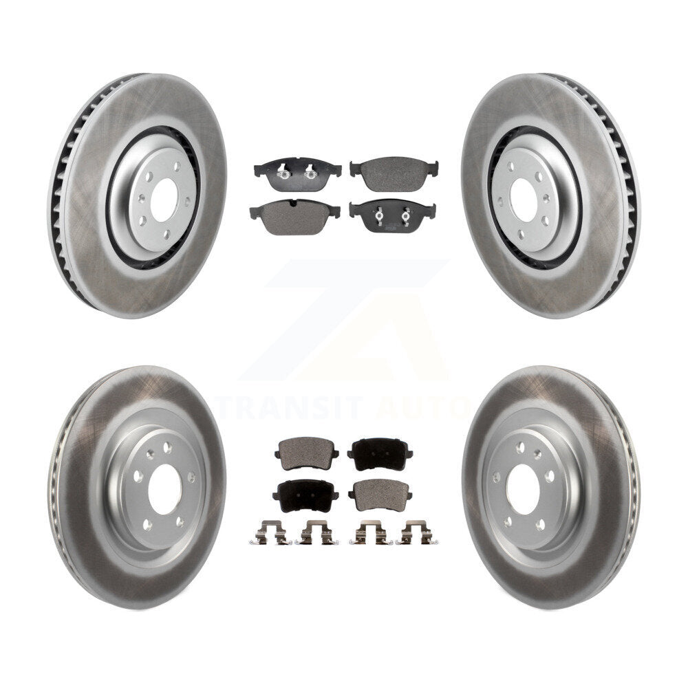 Front Rear Coat Brake Rotors Ceramic Pad Kit For Audi SQ5 With 380mm Diameter Rotor KGT-103233