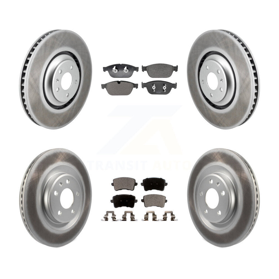 Front Rear Coat Brake Rotors Ceramic Pad Kit For Audi SQ5 With 380mm Diameter Rotor KGT-103233