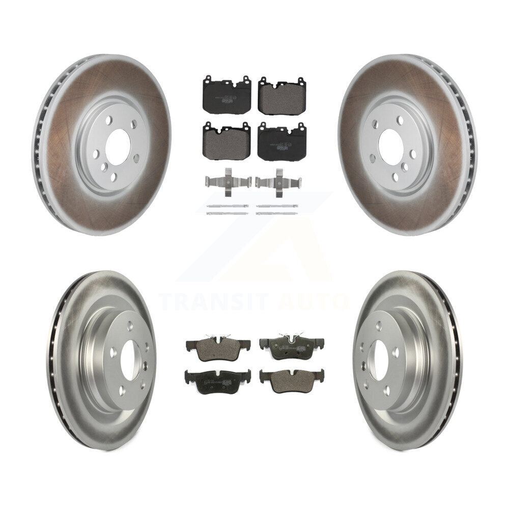 Front Rear Coated Disc Brake Rotor And Ceramic Pad Kit For Mini Cooper Countryman Clubman KGT-103349
