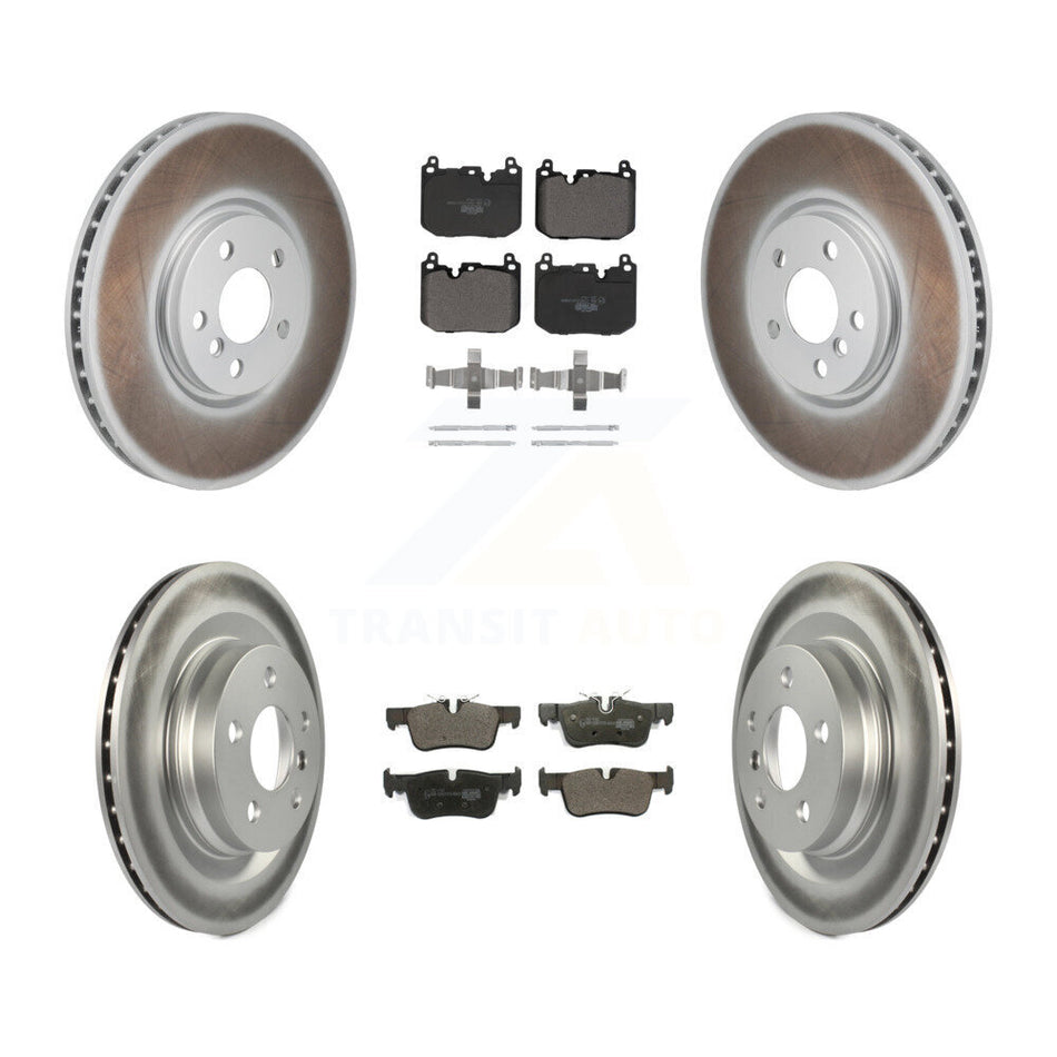 Front Rear Coated Disc Brake Rotor And Ceramic Pad Kit For Mini Cooper Countryman Clubman KGT-103349