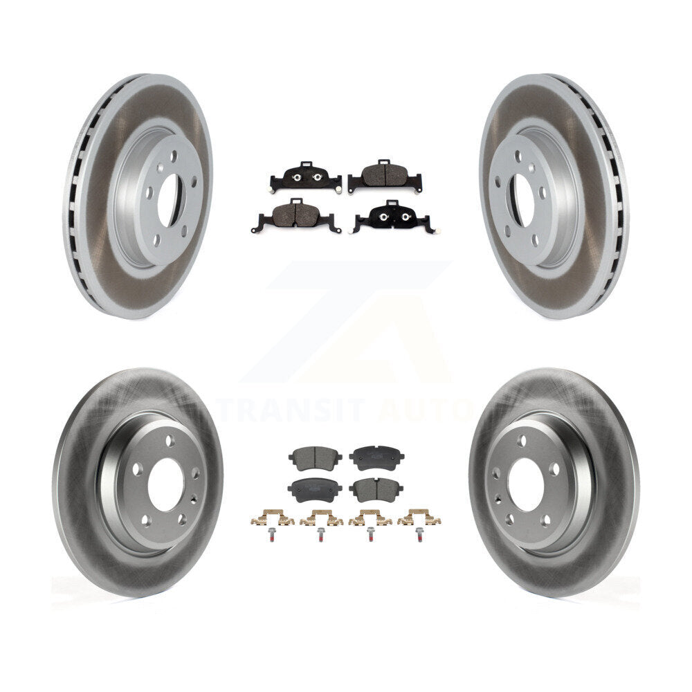 Front Rear Coat Brake Rotor Ceramic Pad Kit For Audi A5 Sportback DMSA engine designation KGT-103430