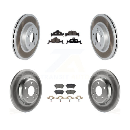 Front Rear Coat Brake Rotor Ceramic Pad Kit For Audi A5 Sportback DMSA engine designation KGT-103430
