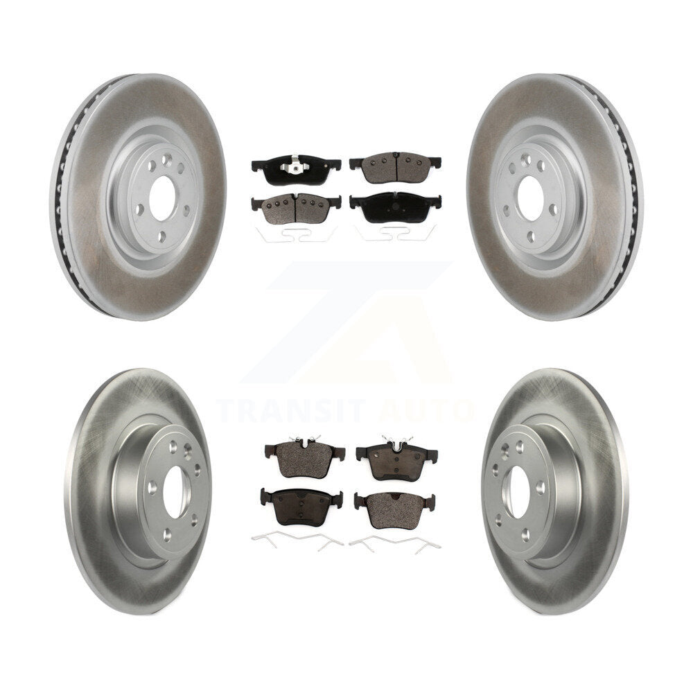 Front Rear Coat Brake Rotors Ceramic Pad Kit For Land Rover Discovery Sport Jaguar E-Pace KGT-103432