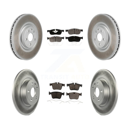 Front Rear Coat Brake Rotors Ceramic Pad Kit For Land Rover Discovery Sport Jaguar E-Pace KGT-103432