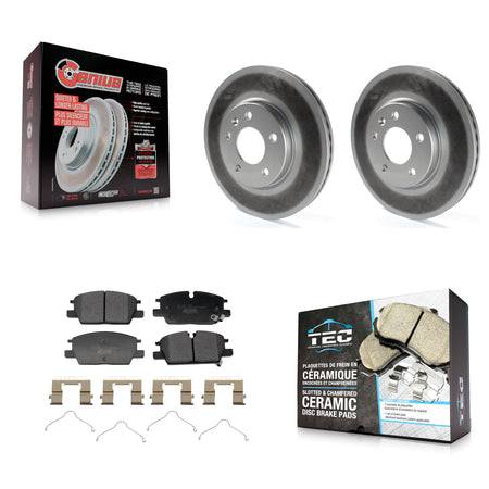 Front Coat Disc Brake Rotor Ceramic Pad Kit For Chevrolet Equinox GMC Terrain Malibu Trax KGT-103448