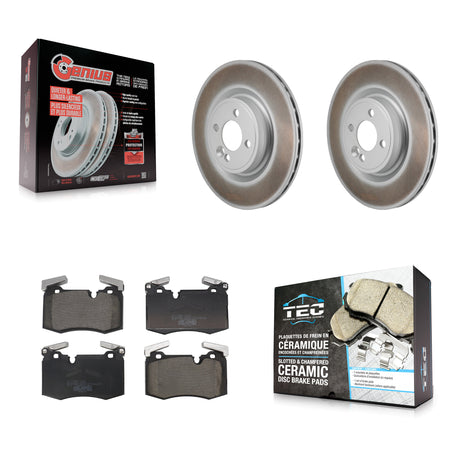 Front Coated Brake Rotors Ceramic Pad Kit For Mini Cooper With 316mm Diameter Rotor KGT-103468