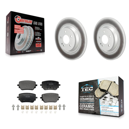 Rear Coated Disc Brake Rotors Ceramic Pad Kit For Mercedes-Benz GLB250 GLA250 EQB 350 300 KGT-103549
