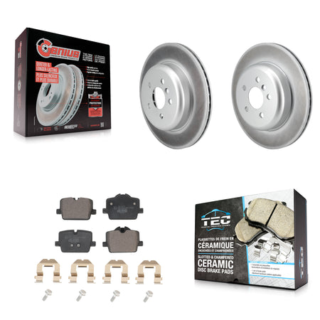 Rear Coat Brake Rotors Ceramic Pad Kit For Toyota GR Supra With 330mm Diameter Rotor KGT-104607