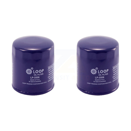 Engine Oil Filter (2 Pack) For Chevrolet GMC Silverado 1500 Sierra 2500 HD Colorado 3500 KLO-100001
