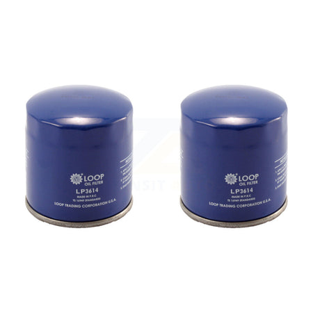 Engine Oil Filter (2 Pack) For Ford Escape Toyota Mazda Volkswagen 3 Jetta Tacoma Focus 5 KLO-100009