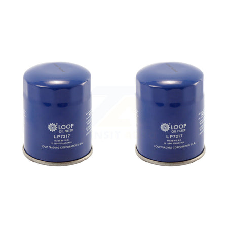 Engine Oil Filter (2 Pack) For Honda Civic CR-V Subaru Acura Mitsubishi Accord Nissan RDX KLO-100014