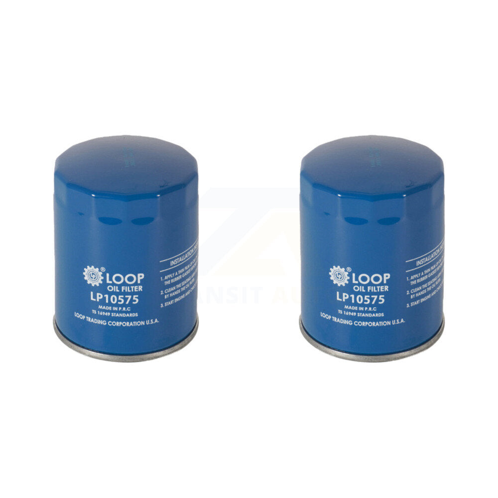 Engine Oil Filter (2 Pack) For Ford F-150 Chevrolet GMC Sierra 1500 Silverado Explorer HD KLO-100023